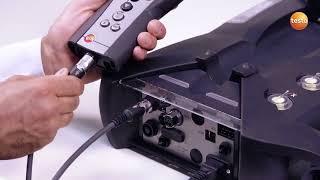testo 350: Starting measuring instrument (1/13) | Be sure. Testo