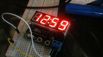 AT89C2051 Digital 4 Bits Electronic Clock DIY Kit