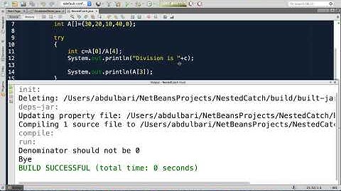 Lecture 18.4 : Multiple & Nested Try Catch — [Abdul Bari] Java Course