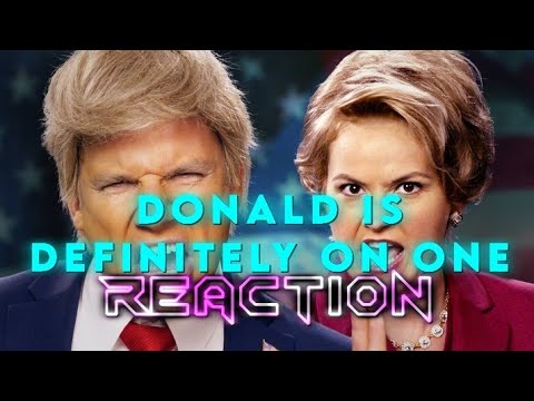 DONALD TRUMP VS HILLARY CLINTON EPIC RAP BATTLES OF HISTORY REACTION ...