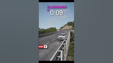 Audi A8 Crash flashback ⚡️ 😱 BeamNG Drive #shorts