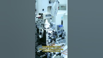 Automated production line operation.