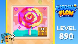 Colony Flow Level 890 (Super Hard) Walkthrough Solution