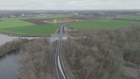 Nieuwe Kloosterweg in Raamsdonksveer  Nieuwe situatie knooppunt Hooipolder.