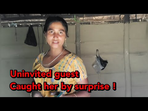 Uninvited guest! caught