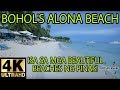 【4K】BOHOL: Alona Beach at Panglao Island, Philippines