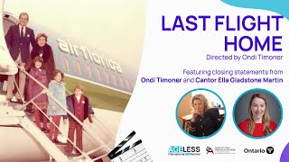 Ondi Timoner and Cantor Ella Gladstone Martin Excerpt from "Last Flight Home" | Ageless