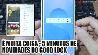 É MUITA COISA - 5 MINUTOS de NOVIDADES do GOOD LOCK da SAMSUNG