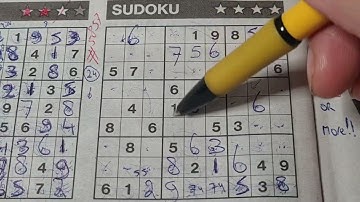 Thursday. Bonus Extra edition (#5857) Four Stars Sudoku puzzle. 01-26-2023 Extra part 2 of 4