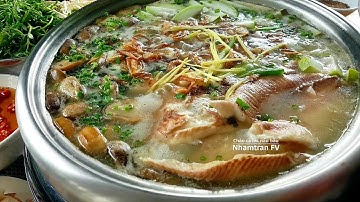 CHÁO CÁ LÓC NẤU BẦU vị ngọt thơm ngon lạ miệng làm món ăn nhẹ cực hấp dẫn |Nhamtran FV