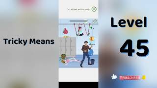 Tricky Means Level 45 - Fart Without Getting Caught Walkthrough Solutionguruji