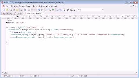 jQuery Tutorial - 170 - Check if a Username is Available