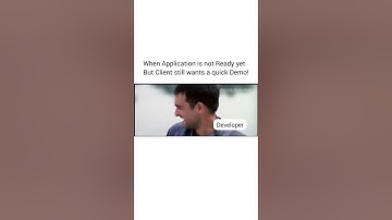 When PROJECT is not READY but CLIENT need DEMO