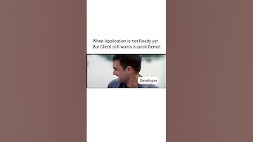 When PROJECT is not READY but CLIENT need DEMO