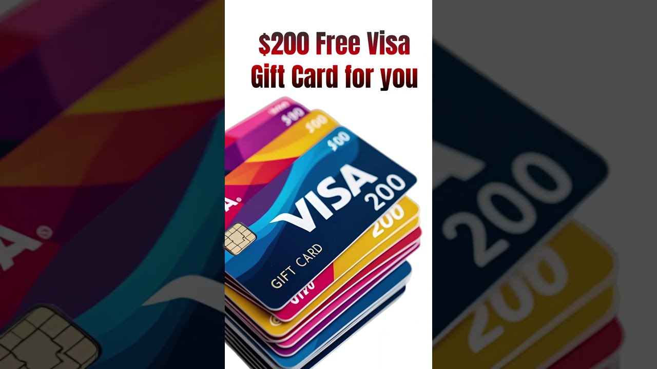  Free Visa Gift Card 2025 How To Get A 200 Visagiftcard Shorts