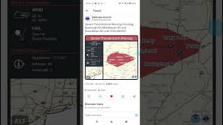 Newburgh, New York Severe Thunderstorm 6-26-23