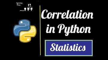Correlation in Statistics Data Science with Python