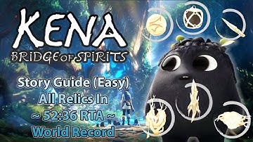 Kena: Bridge of Spirits All Relics (Easy) PB/WR | 52:36 RTA | 06/10/2021