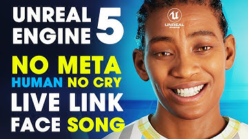 No MetaHuman No Cry Song Unreal Engine 5 ~ Testing Live Link Face, Facial Animation on New MetaHuman