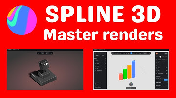 Spline 3D master scenes to create renders