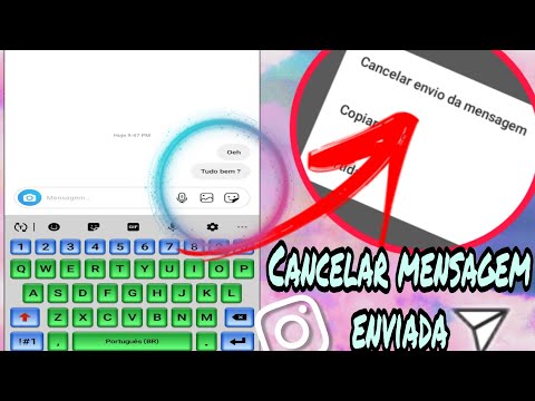 Vídeo: Como cancelar o envio de uma mensagem?