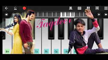 Taqdeer (Hello)-Theme song piano tutorial 🎹 walk band/Akhilakkineni/Kalyanipriyadarsan