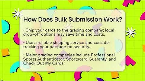 How Does Bulk Submission Work? - The Memorabilia Zone