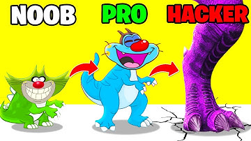 NOOB vs PRO vs HACKER | In Dinosaur Hunting | With Oggy And Jack | Rock Indian Gamer |