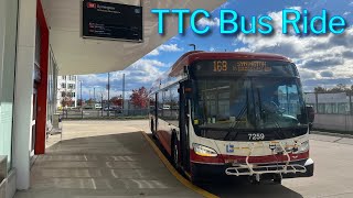 Toronto TTC 168 Symington Bus Ride - Full Route Southbound 11/16/2025