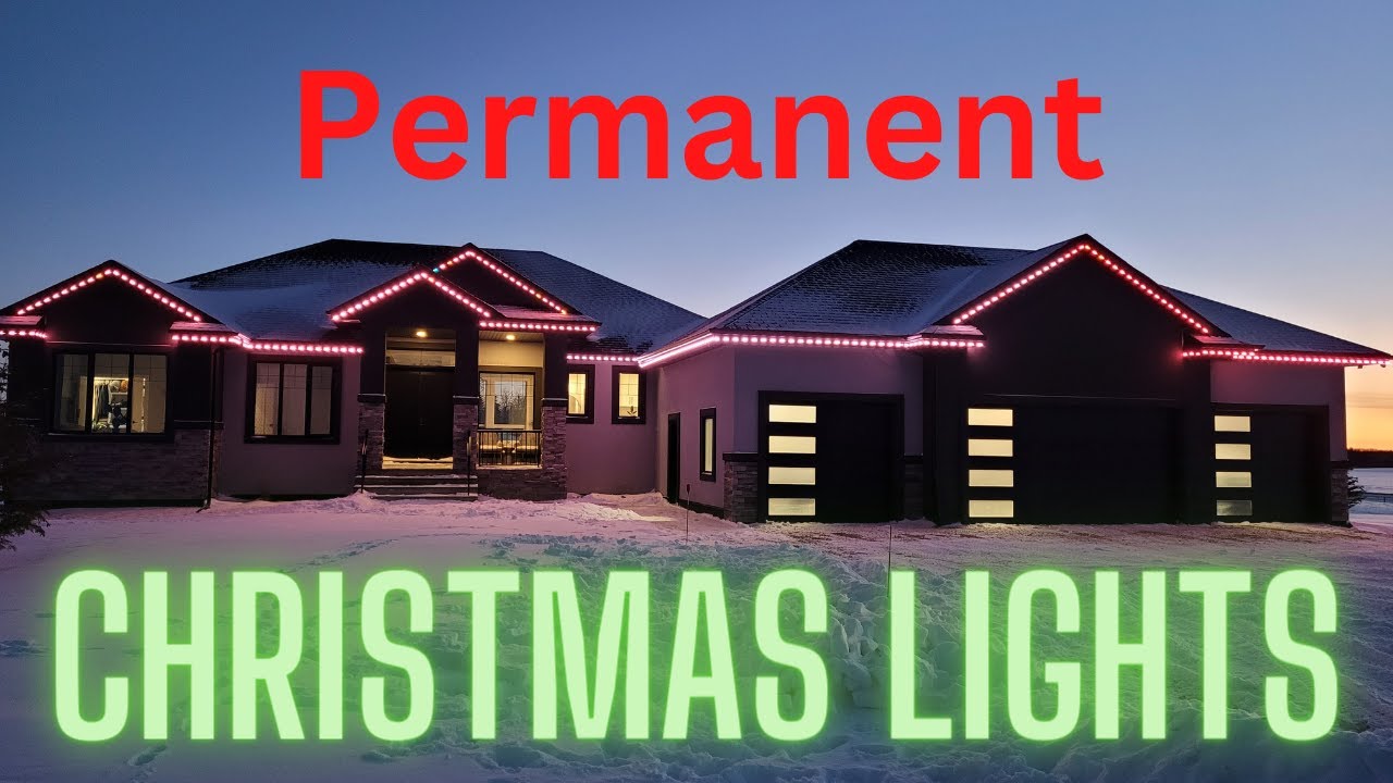 How To Install Permanent Christmas Lights YouTube
