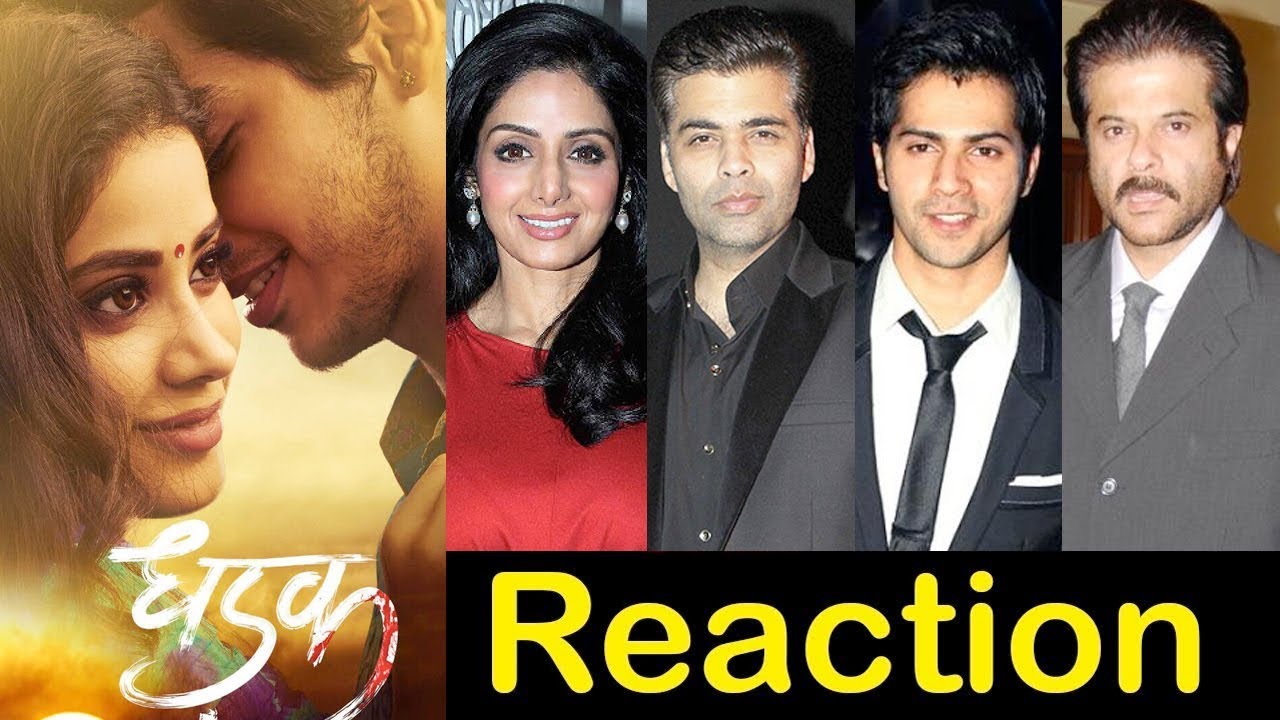 Bollywood Celebs Reactions On Jhanvi Kapoor’s Dhadak Movie First Look