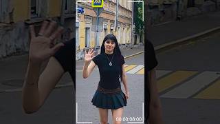 Диана Анкудинова на съемках для песни "Good Girl"