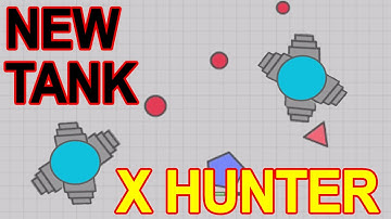 Diep.io New X Hunter Tank Update FIRST LOOK!
