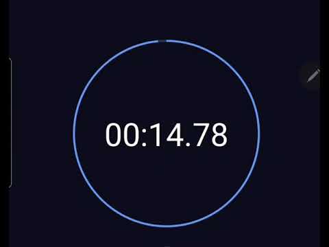 15 Seconds Countdown Timer with clock ticking sound