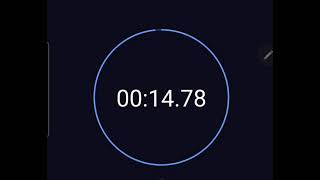 15 Seconds Countdown Timer with clock ticking sound