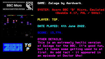 Zalaga - Aardvark - BBC Model B - 15,770 points.