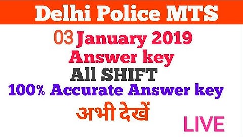 Jvvnl Helper 2 All Shift Answer Key 3 January Live Classes