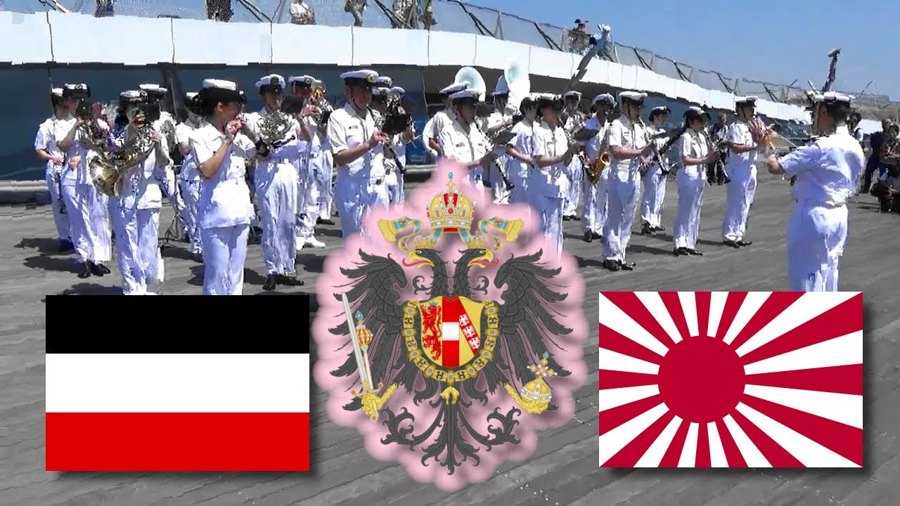 Alte Kameraden / Unter dem Doppeladler ✠ Japanese Navy Band - YouTube