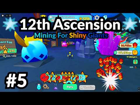 Roblox Collect All Pets | Mining for Shiny Giants: Day 29 (12th Ascension)