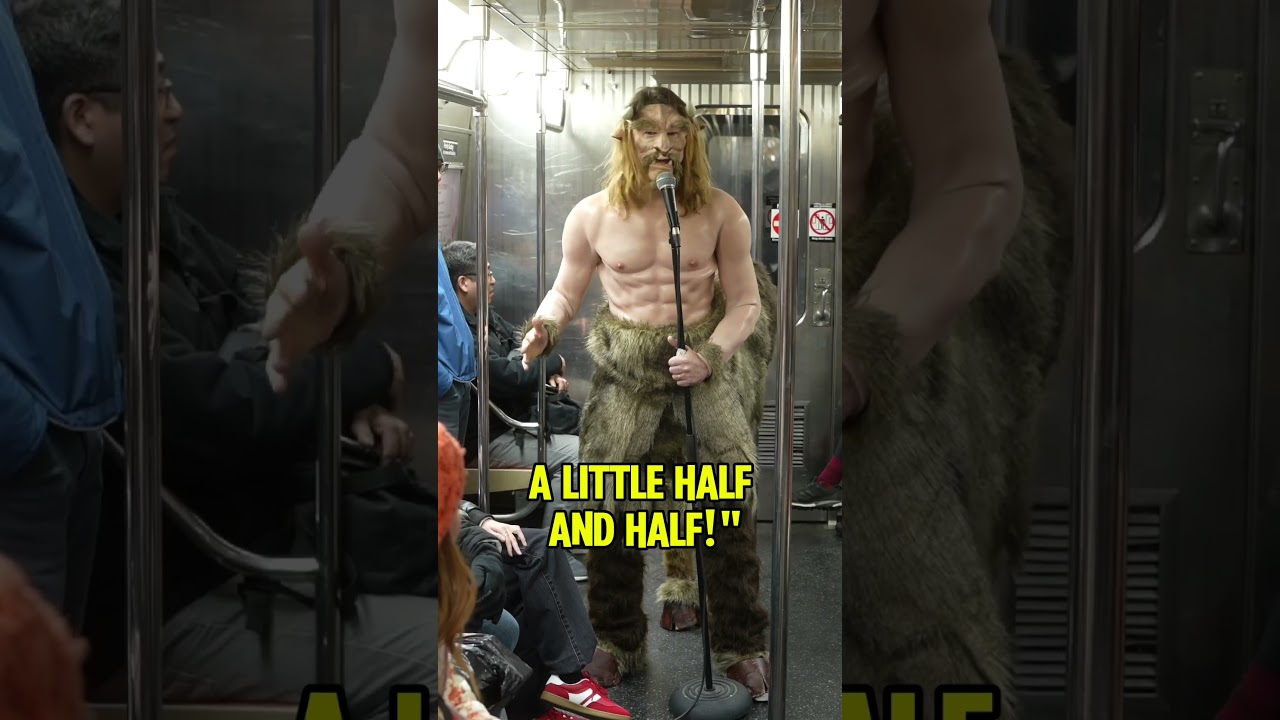 A Centaur does stand up in the subway in NYC! 