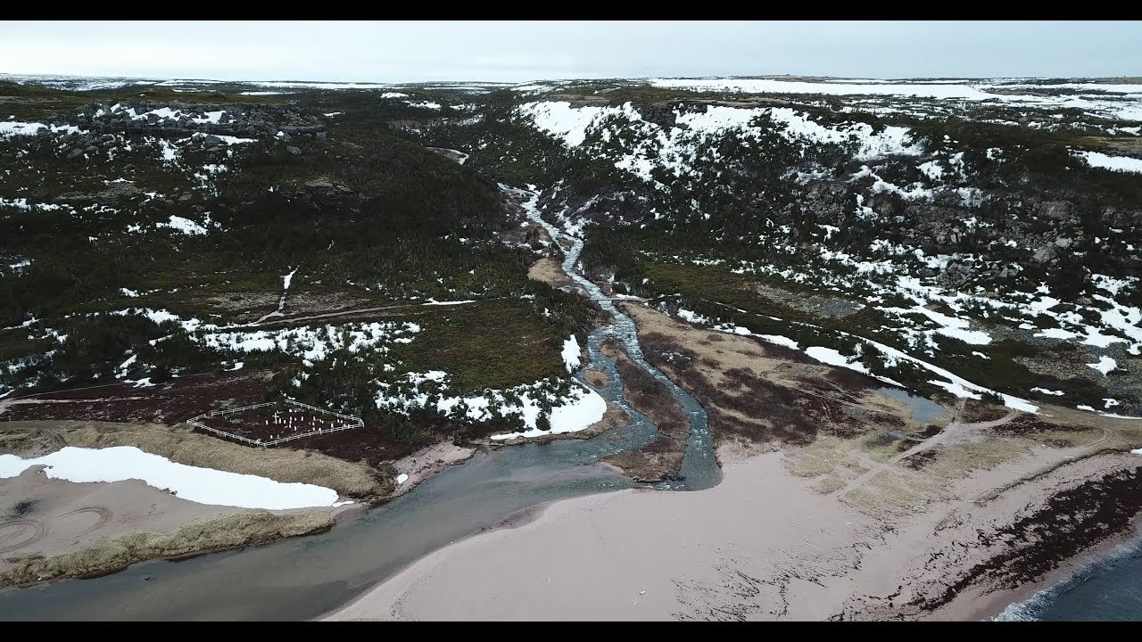 Eastern Brook Behind L'Anse Au Claire From Above. - YouTube