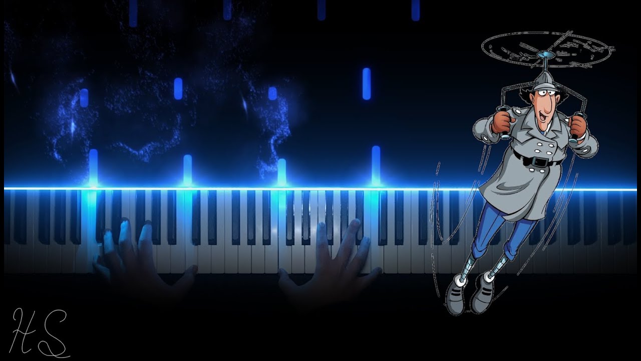 Inspector Gadget Theme Song Piano YouTube
