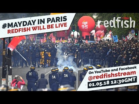 LIVE: May Day demonstration/ 50 years since May '68 revolt