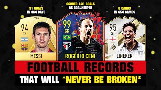 FOOTBALL RECORDS That Will NEVER Be Broken ?? ft. Rogerio Ceni, Messi, Lineker