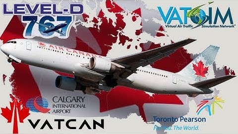 Level-D 767-300ER on Vatsim. Toronto to Calgary.