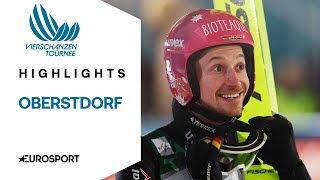 Hoffmann lässt Fans in Oberstdorf jubeln | Highlights deutsch | Vierschanzentournee | Skispringen