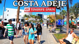 TENERIFE - COSTA ADEJE | What does Main Street look like Now? ☀️ 4K Walk ● March 2024
