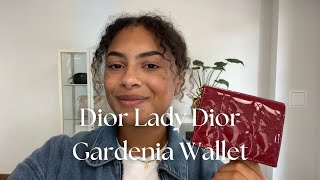 Dior Lady Dior Gardenia Wallet Review - YouTube