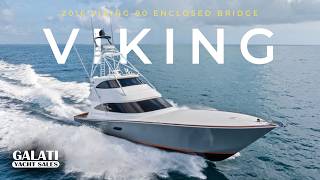 2016 Viking 80 Enclosed Bridge “Frigate” For Sale | MTU M96L + Palm Beach Tower