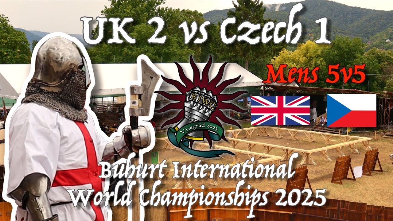 Buhurt International World Championship - UK 2 vs Czech 1 - Men 5v5